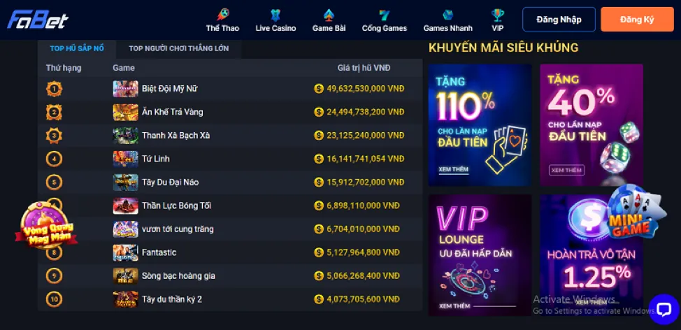 Ưu đãi độc quyền dành cho thành viên VIP